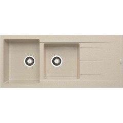 Pyramis Pyragranite Alazia Ένθετος Νεροχύτης από Συνθετικό Γρανίτη 116x50cm Ivory Pyramis Pyragranite Alazia Ένθετος Νεροχύτης από Συνθετικό Γρανίτη 116x50cm Ivory